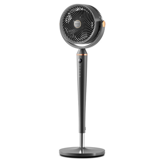Luftzirkulator mit Fernbedienung – Standventilator, 12 Geschwindigkeitsstufen, Sprachsteuerung, leiser Motor