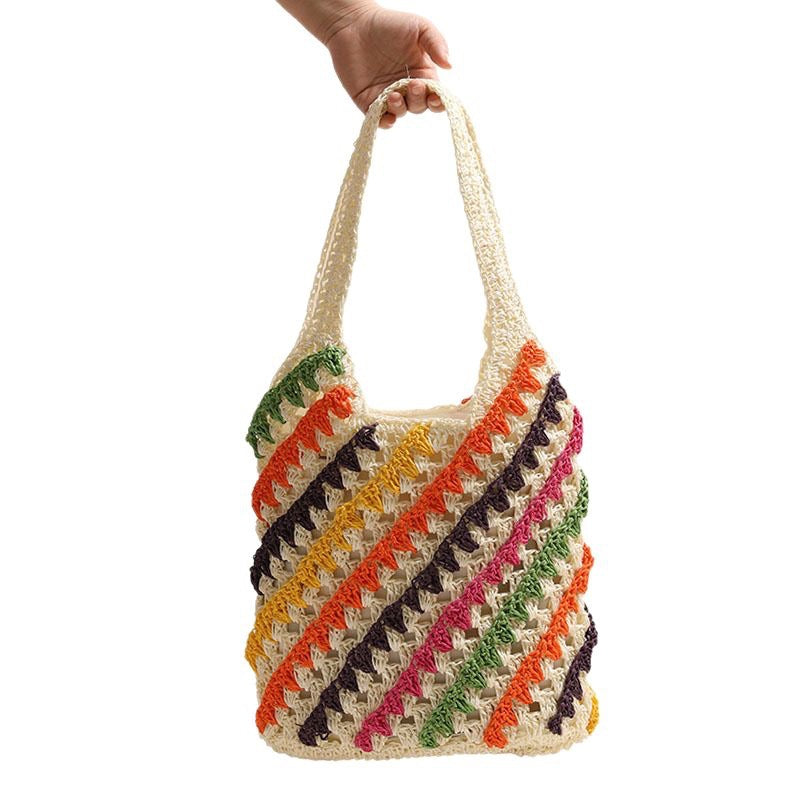 Handgefertigte Design-Netztasche Brehn