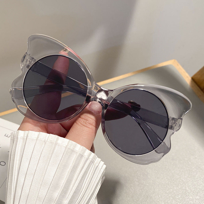 Damen Cat-Eye Sonnenbrille mit einzigartiger Rahmenführung und UV-Schutz Brehn