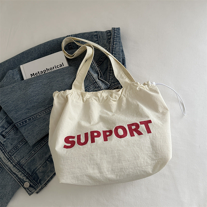 Lässige Baumwoll-Tote-Bag Brehn