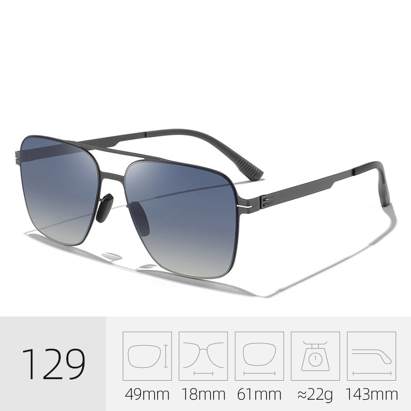 Premium Breite Rahmen Sonnenbrille Brehn