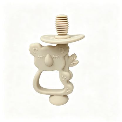 Silicone Koala Beißring mit gerippter Nippel und ergonomischem Griff