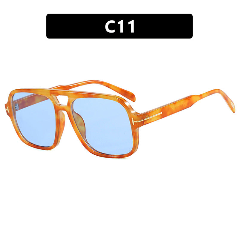 Damen Stylische Sonnenbrille im markanten Rechteckformat Brehn