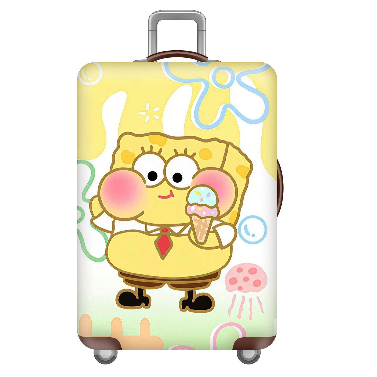 Unisex Hartschalenreisekoffer mit buntem Cartoon-Motiv Brehn