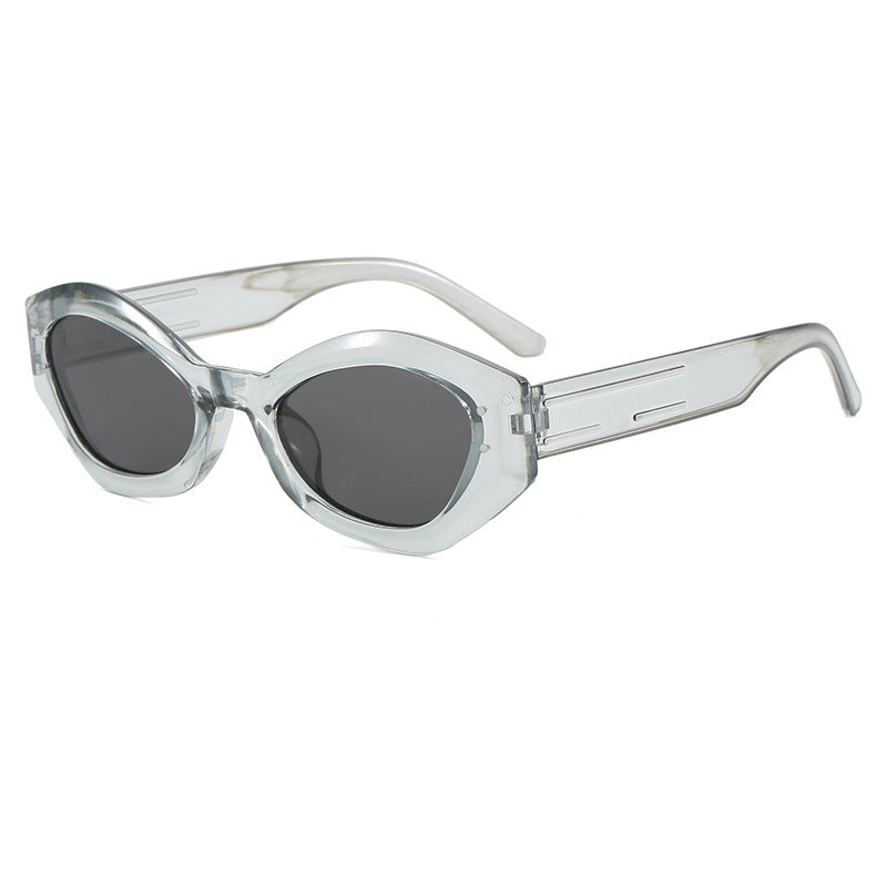 Damen Cat-Eye Sonnenbrille mit modernem Design und breitem Rahmen Brehn
