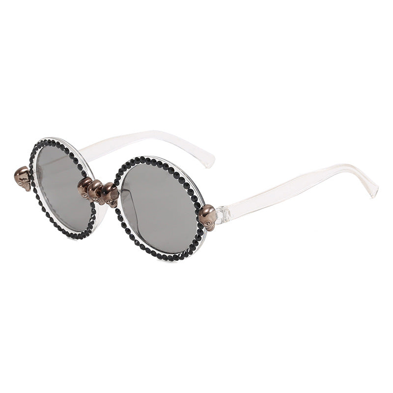 Damen Extravagante runde Sonnenbrille Brehn