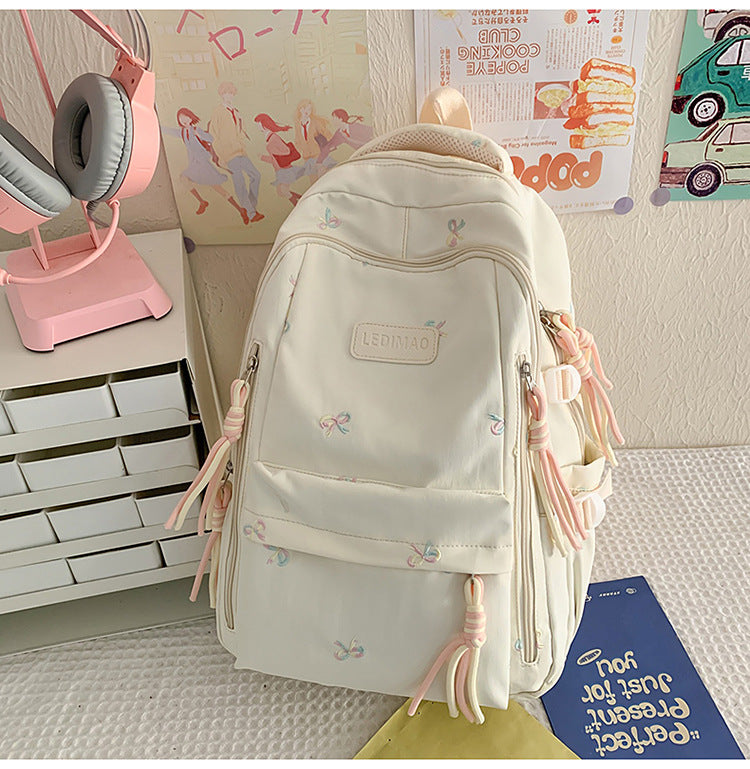 Niedlicher Bestickter Lässiger Schulrucksack