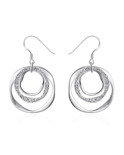 Elegante Spiral Drop Ohrringe Brehn