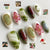 Dekorativer Press-On-Nagelkunst-Set mit floralen und Juwelen-Akzenten Brehn 1788496103