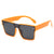 Damen modische quadratische Sonnenbrille mit robustem Kunststoffrahmen Brehn