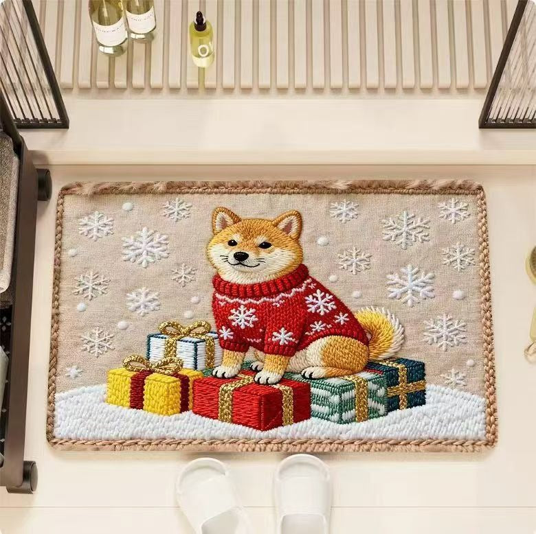 Weihnachtlich dekorative Matte