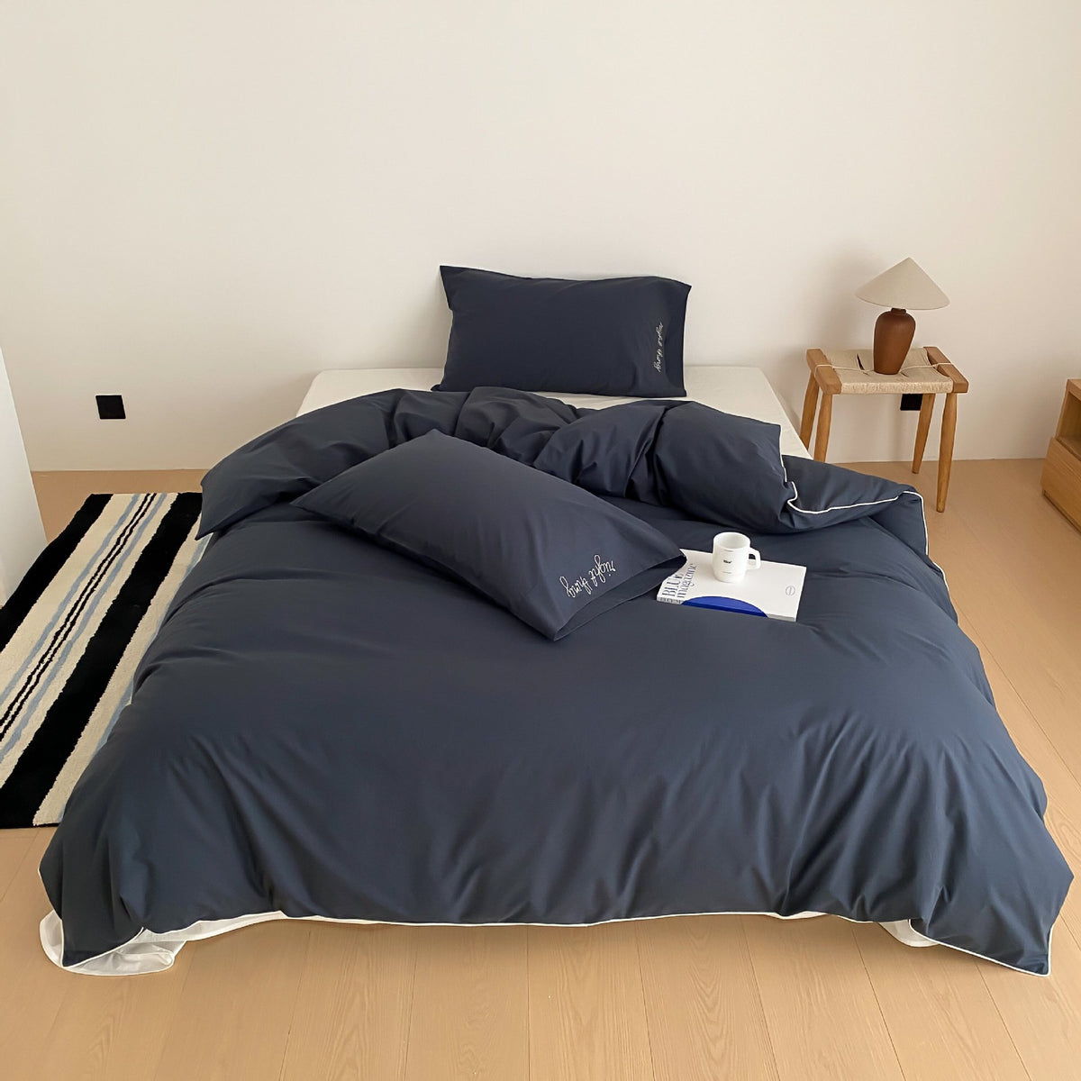 Premium Ganzjahres Hypoallergen Daunen-Alternative Decke und Kissen Set