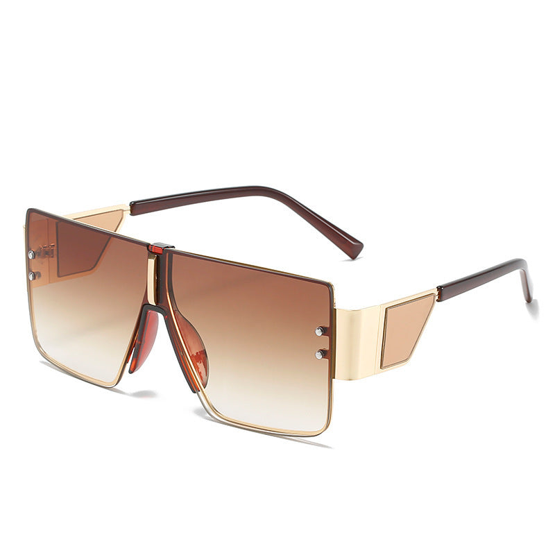 Damen trendige oversized Sonnenbrille mit futuristischem Design Brehn