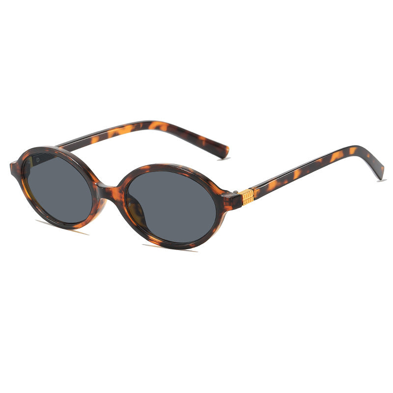 Vintage-inspirierte ovale Fassung Brille Brehn