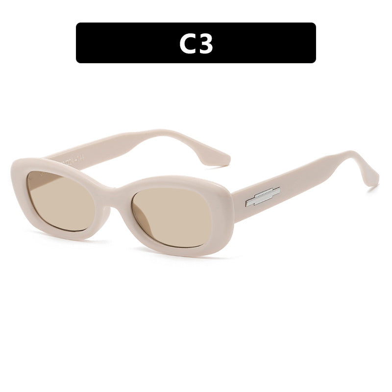 Damen modische Sonnenbrille im angesagten Retro-Stil mit UV-Schutz Brehn
