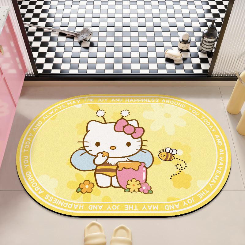 Hello Kitty Plüsch-Badevorleger für Badezimmer