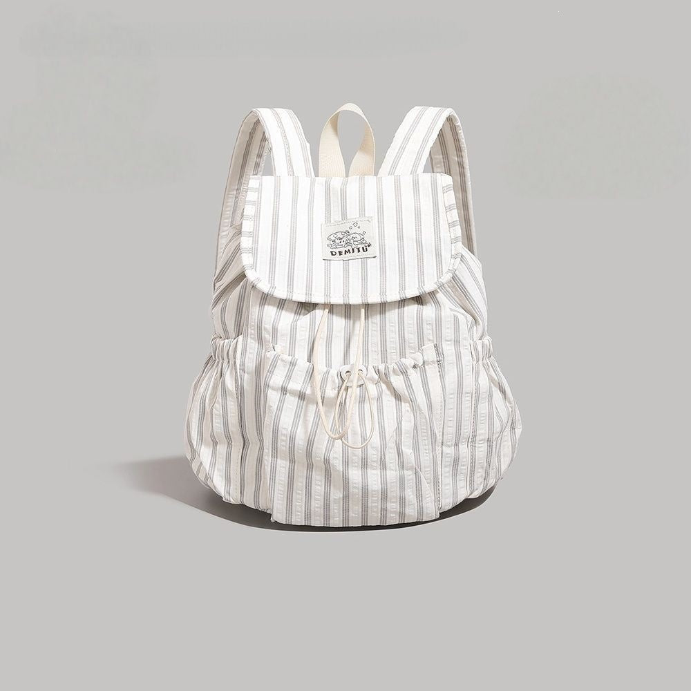 Freizeit-Rucksack Im Verspielten Streifen-Design Brehn