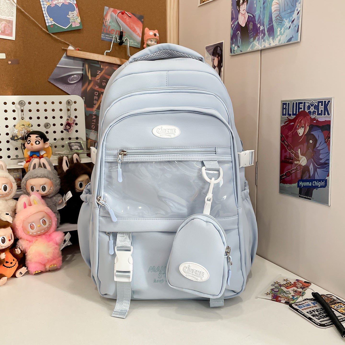 Multifunktionaler transparenter Schulrucksack