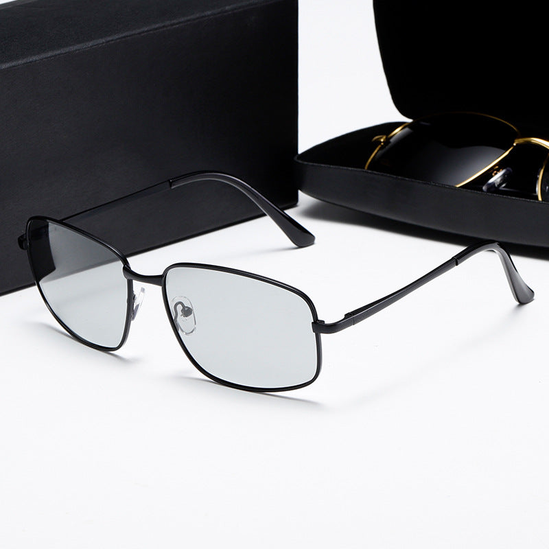 Damen elegante Sonnenbrille mit modernem Metallrahmen Brehn