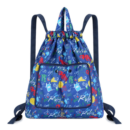 Leichter Blumen-Schnür-Rucksack Brehn