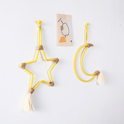 Macrame Halbmond Wanddeko Brehn