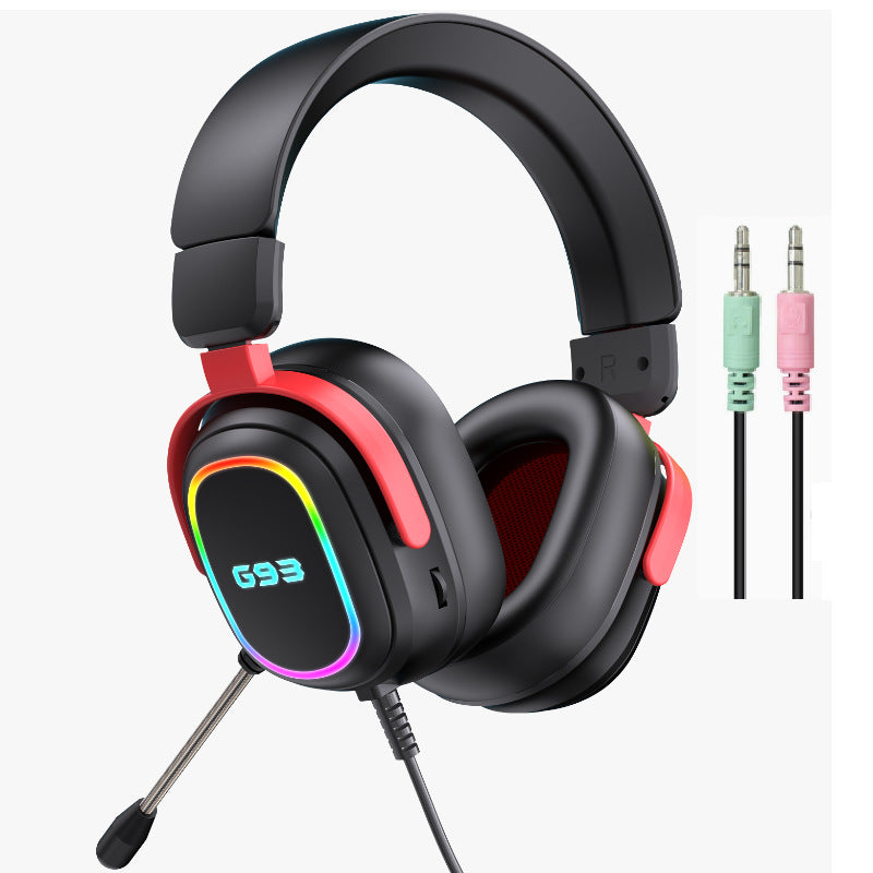 Gaming-Headset mit Rgb-Hintergrundbeleuchtung und Bequemer Polsterung Brehn