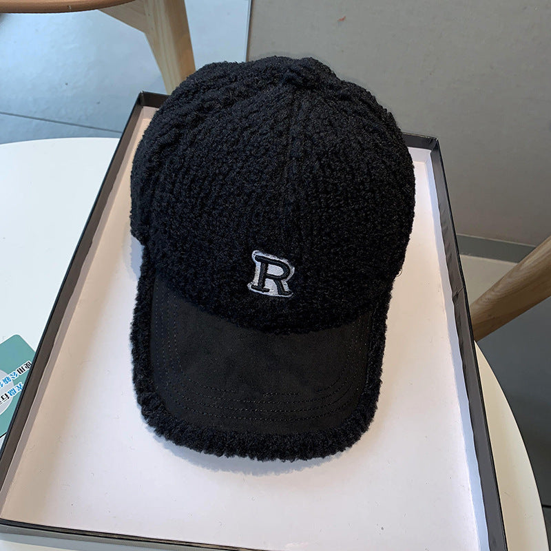 Damen Fuzzy Plush Baseball Cap Brehn