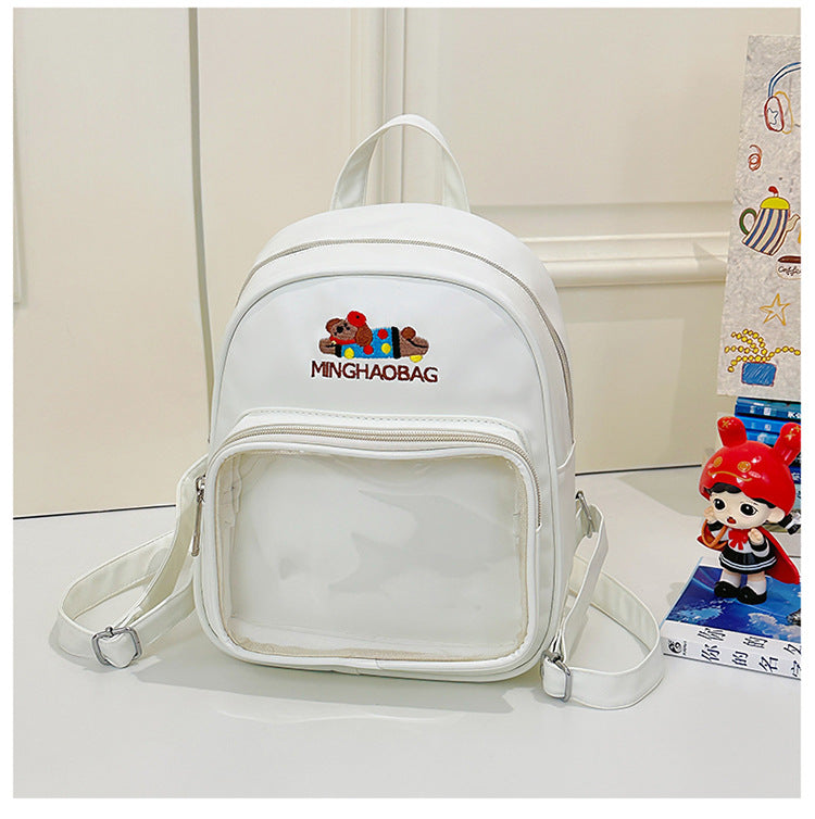 Süßer Plüsch-Charakter Mini-Schulrucksack