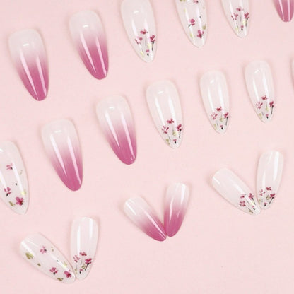 Premium Floral Acryl Nagelverstärkungen Brehn