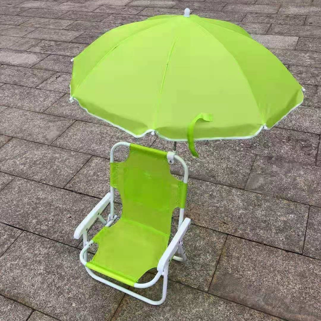 Strandliege mit Sonnenschirm Brehn