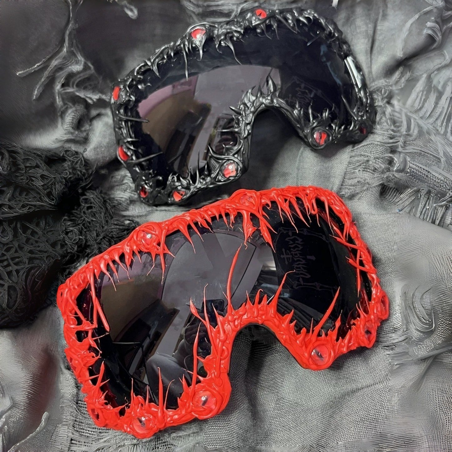 Damen futuristische Sportsonnenbrille mit kreativem Design Brehn