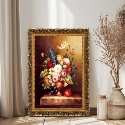 Vintage Blumen Kunstwerk