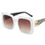Damen modische Sonnenbrille im modernen quadratischen Design Brehn