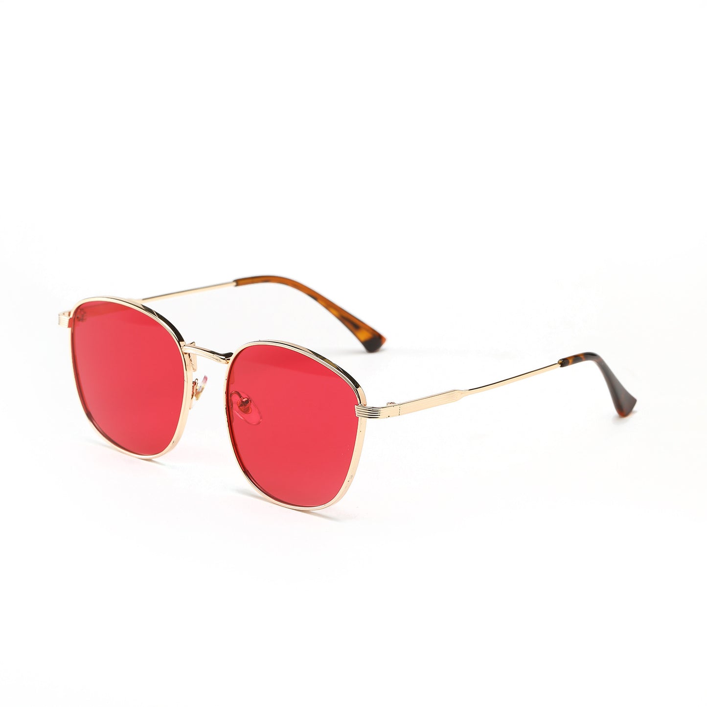 Damen modische Hexagon Sonnenbrille mit luxuriösem Metallrahmen Brehn