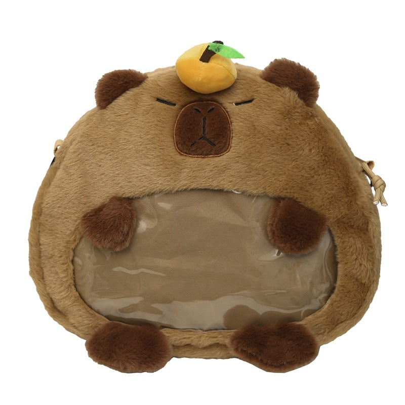 Plüsch Capybara Charakter Rucksack Brehn