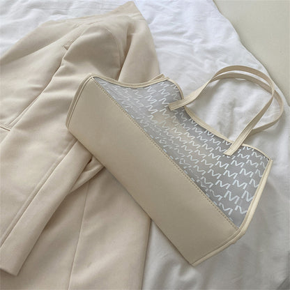 Transparente Strukturierte Tote-Handtasche