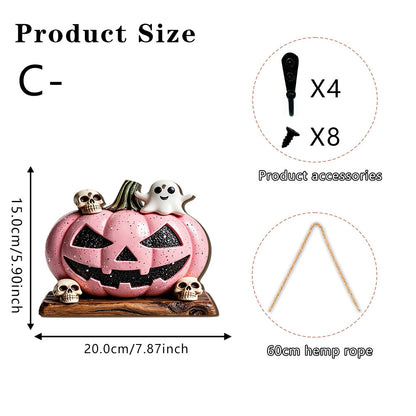 Halloween Dekofigur mit Hexenmotiven Brehn