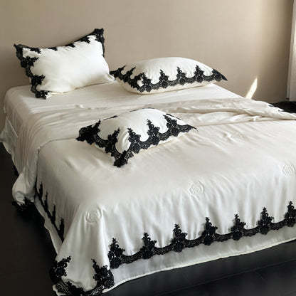 Elegantes Satin-Bettwäsche-Set