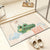 Cartoon-Frosch-Motiv Badezimmer Teppich