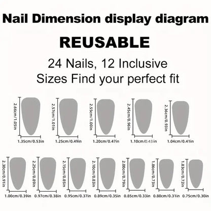 Dekorative Nagelkunst