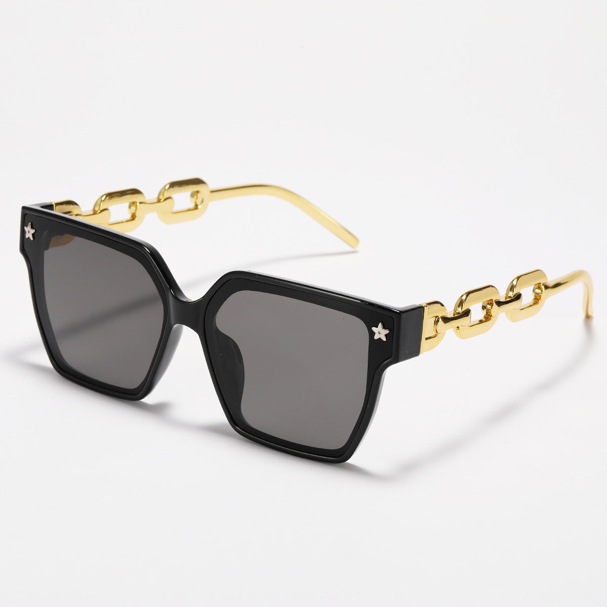 Damen stilvolle quadratische Sonnenbrille mit innovativer Metallrahmenkonstruktion Brehn