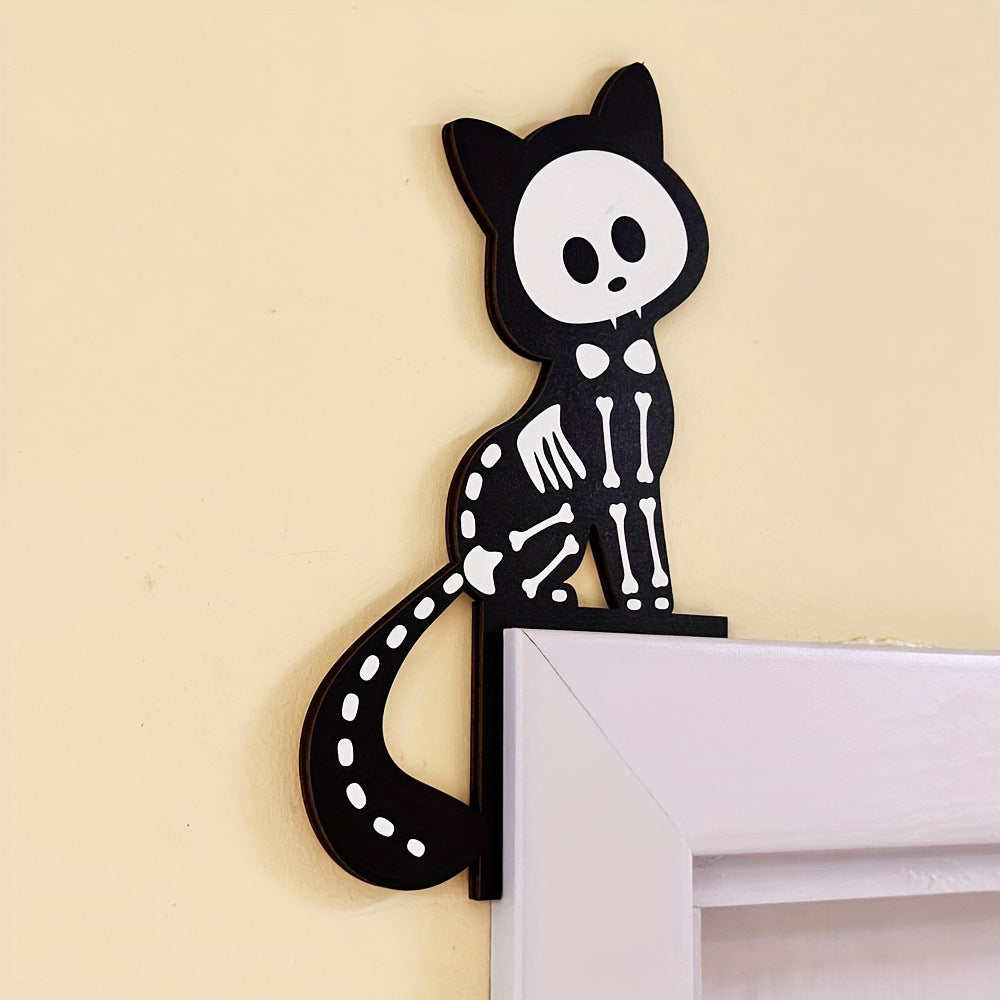 Filigranes Halloween-Regalhänger-Set mit Motiv-Silhouetten für Wand- und Regalvorsprünge