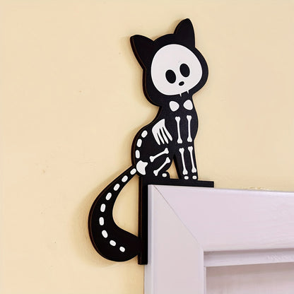 Filigranes Halloween-Regalhänger-Set mit Motiv-Silhouetten für Wand- und Regalvorsprünge