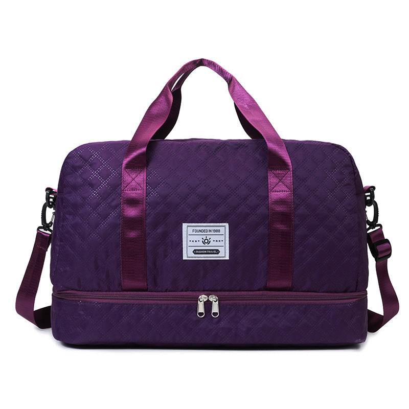 Stylische gesteppt Reis Duffle Bag Brehn