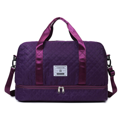Stylische gesteppt Reis Duffle Bag Brehn