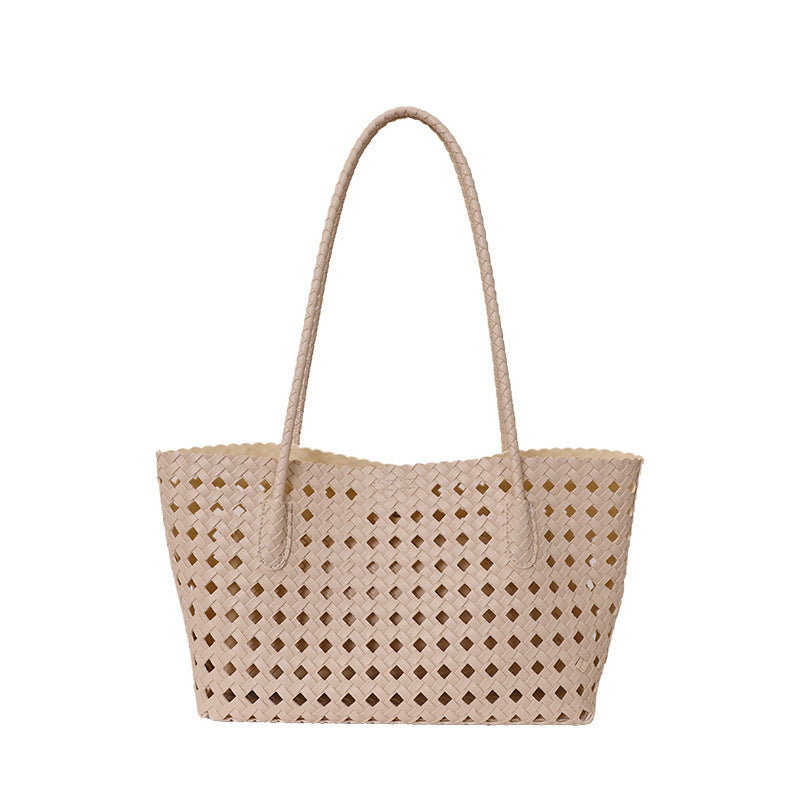 Gewebte Leder Tragetasche