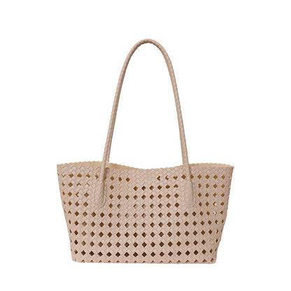 Gewebte Leder Tragetasche