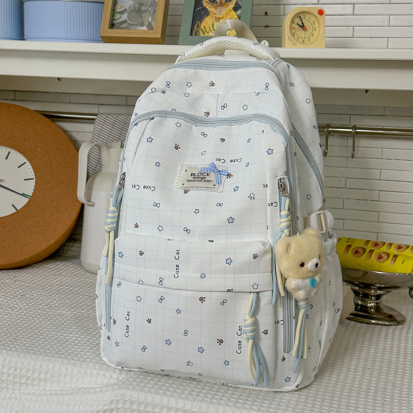 Süßer Tierdruck Schul Rucksack
