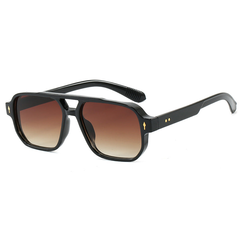 Damen modische quadratische Sonnenbrille mit luxuriösen Details Brehn