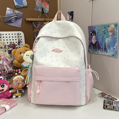 Stylische bedruckte Rucksack mit lustigen Charakterakzenten Brehn
